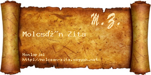 Molcsán Zita névjegykártya